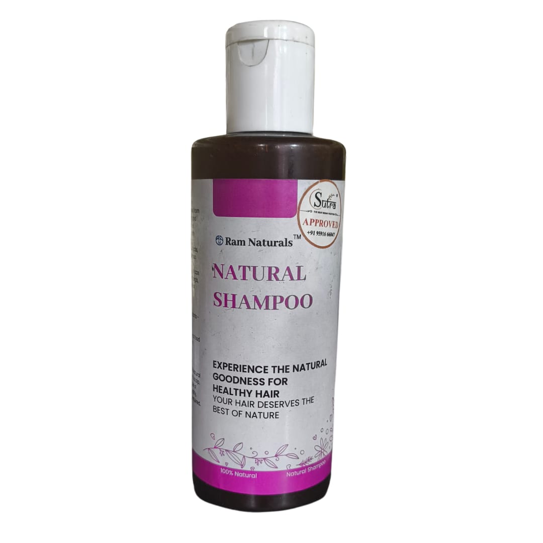 Eco-friendly natural shampoo with pure ingredients for hair