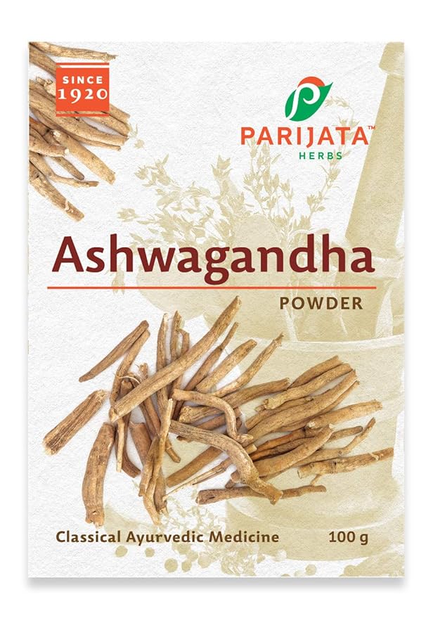 Parijata Herbs Ashwagandha Powder for Hair Growth | Natural Hair Strengthener