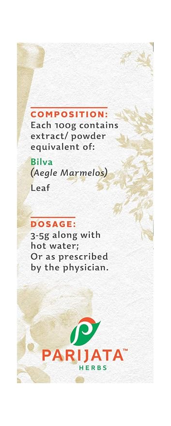 Parijata Herbs Bilva Leaf Powder | Ayurvedic Detox & Digestion Support