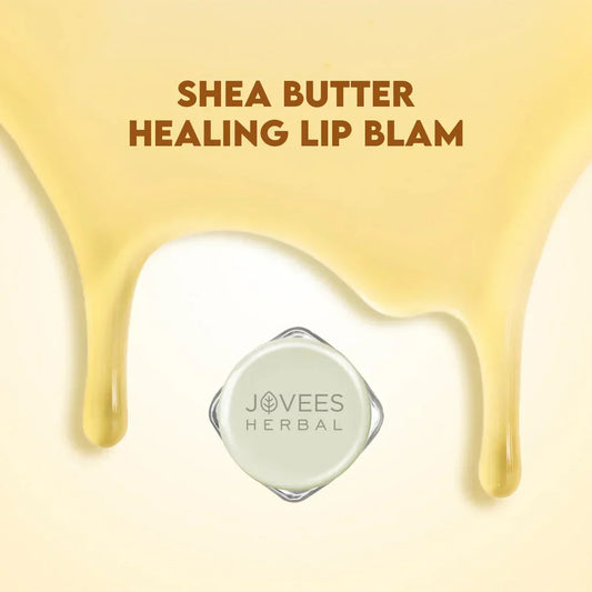 Jovees Herbal Shea Butter Healing Lip Balm for hydration and repair.