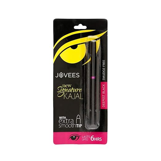 Jovees Signature Kajal packaging, waterproof and smudge-proof formula, long-lasting, Sutrakart.