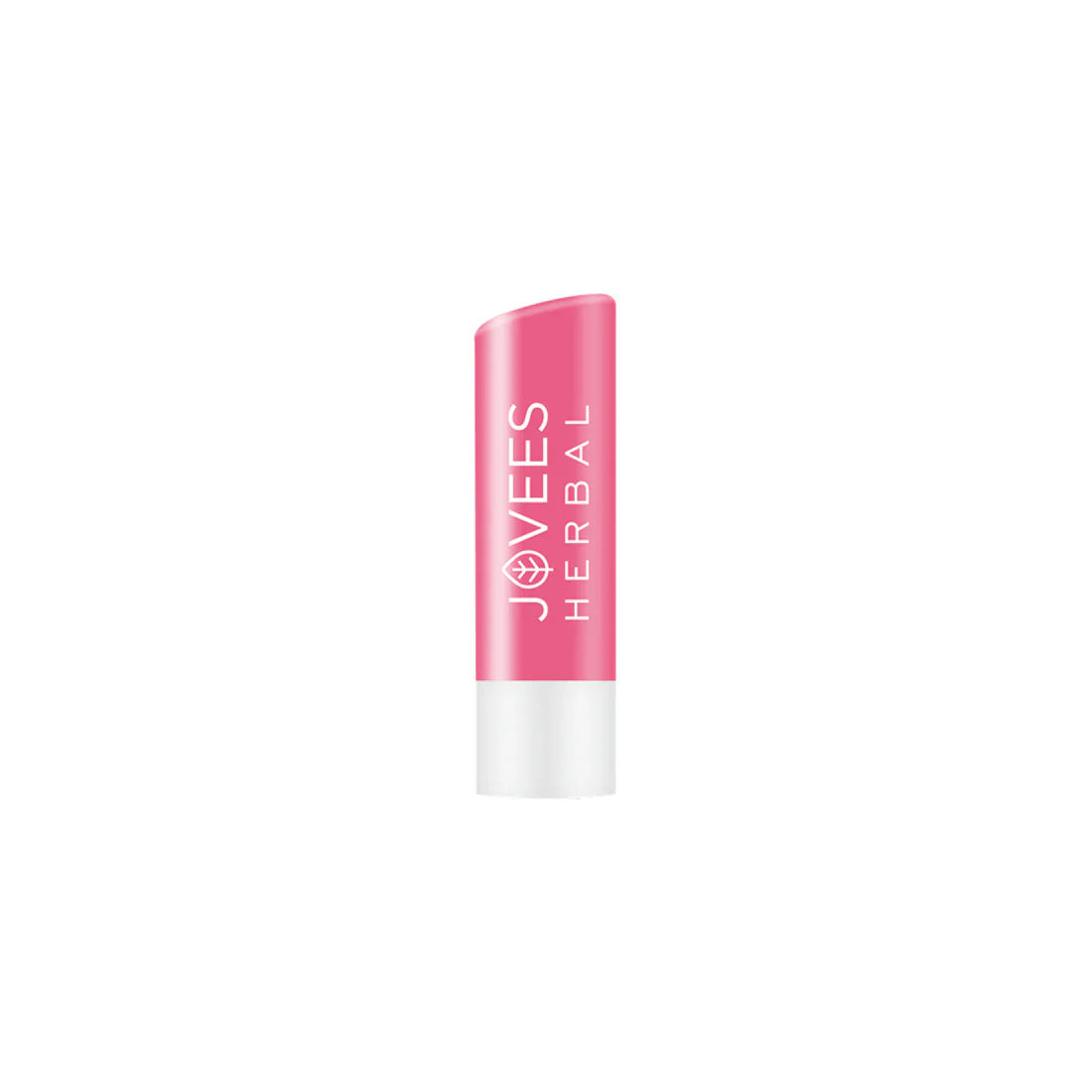 Jovees Herbal Liquorice Lightening Lip Balm in pink tube for hydrated, brighter lips.