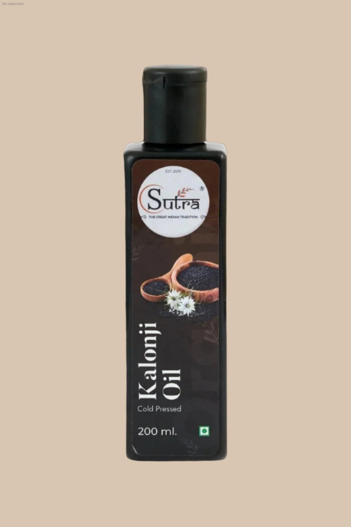 "Cold Pressed Kalonji Oil | Premium Black Seed Oil (Karunjeeragam Oil) for Culinary & Wellness"-SUTRA 