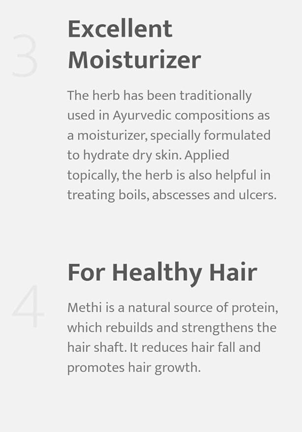 Parijata Herbs Methi Powder | Natural Digestive & Hair Growth Support