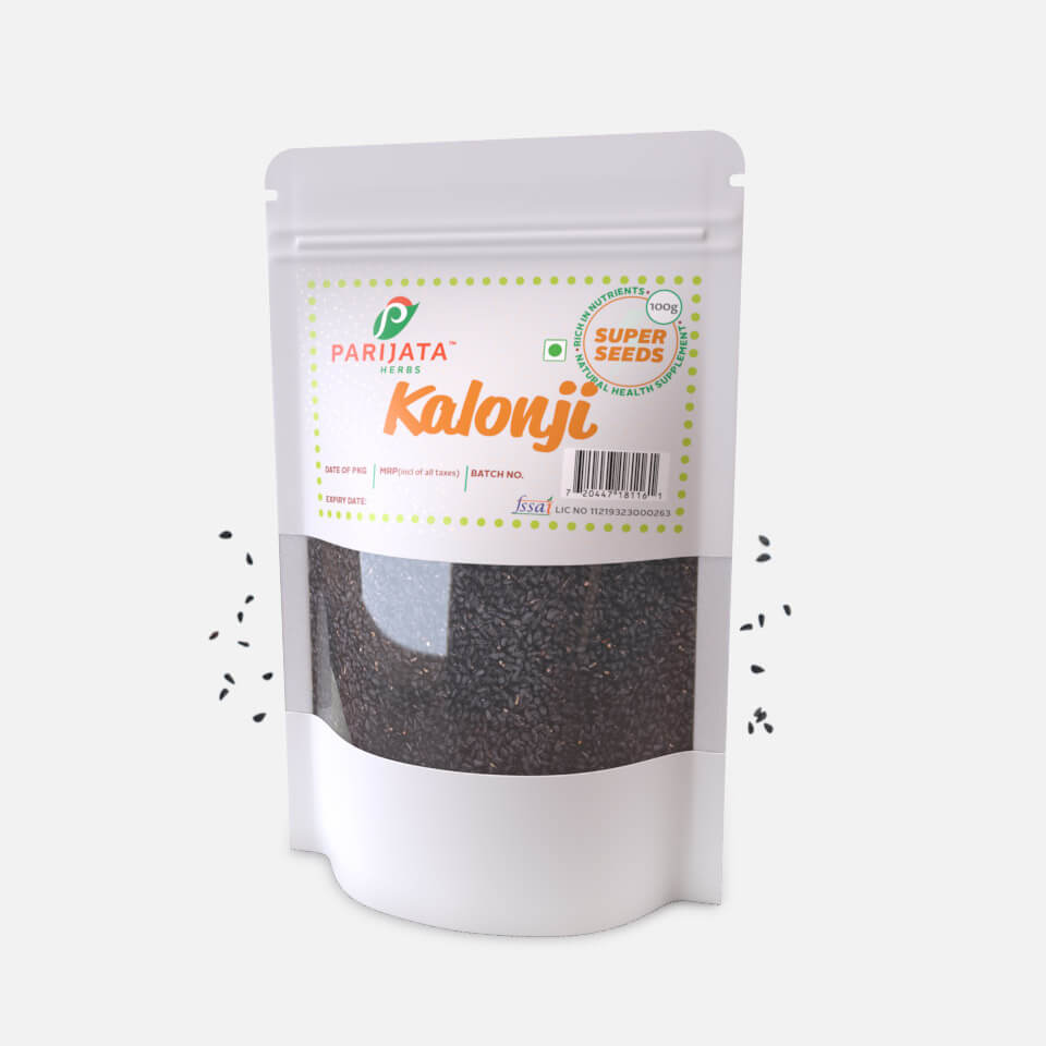 Parijata Herbs Kalonji Seeds | Natural Health, Immunity & Digestion Aid