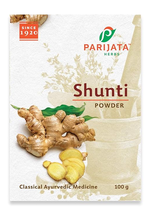 Parijata Herbs Ginger Powder | Shunti for Digestion, Immunity & Detox