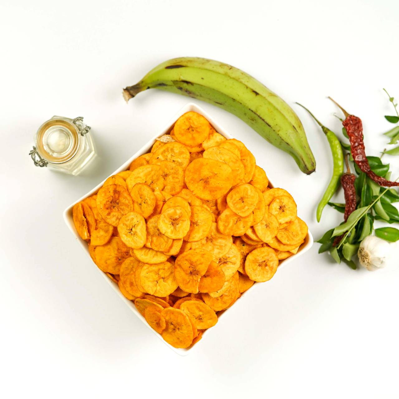 Sweet Karam CoffeeSpicy Nendran Banana Chips - Crispy Kerala Snack 65g