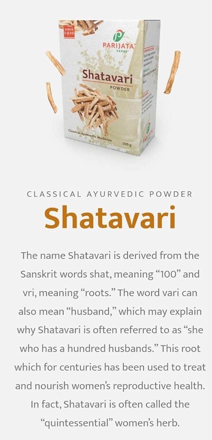 Parijata Herbs Shatavari Powder | Women's Health & Hormonal Balance