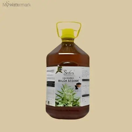 Sutra Wooden Cold Pressed Black sesame oil bottle, cold-pressed and wood-pressed for healthy cooking.