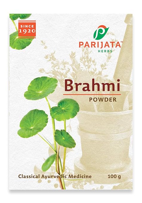 Parijata Herbs Brahmi Powder | Natural Brain Booster & Mental Clarity