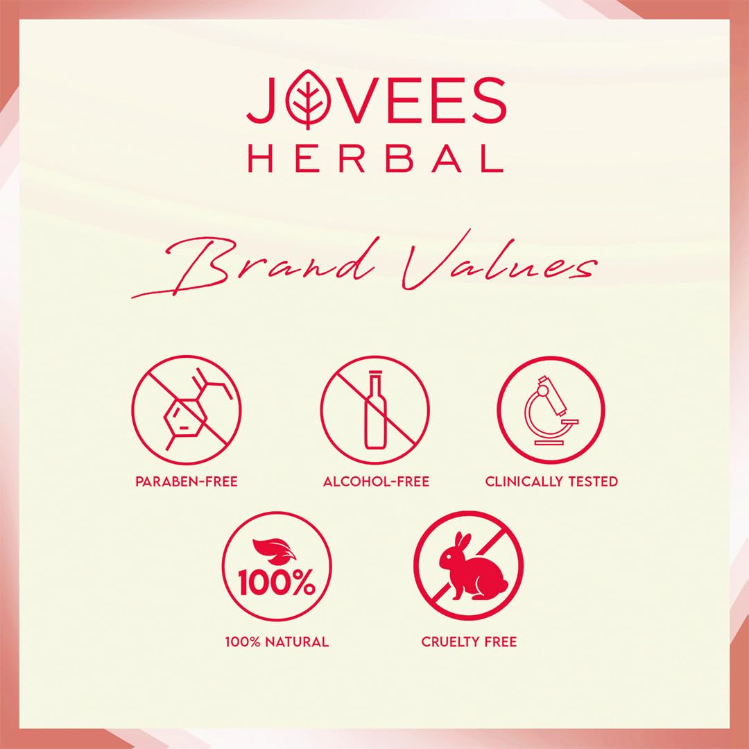 Jovees Strawberry Face Wash for acne and pimples, enriched with natural strawberry oil, paraben-free, alcohol-free, clinically tested, 100% natural, cruelty-free.