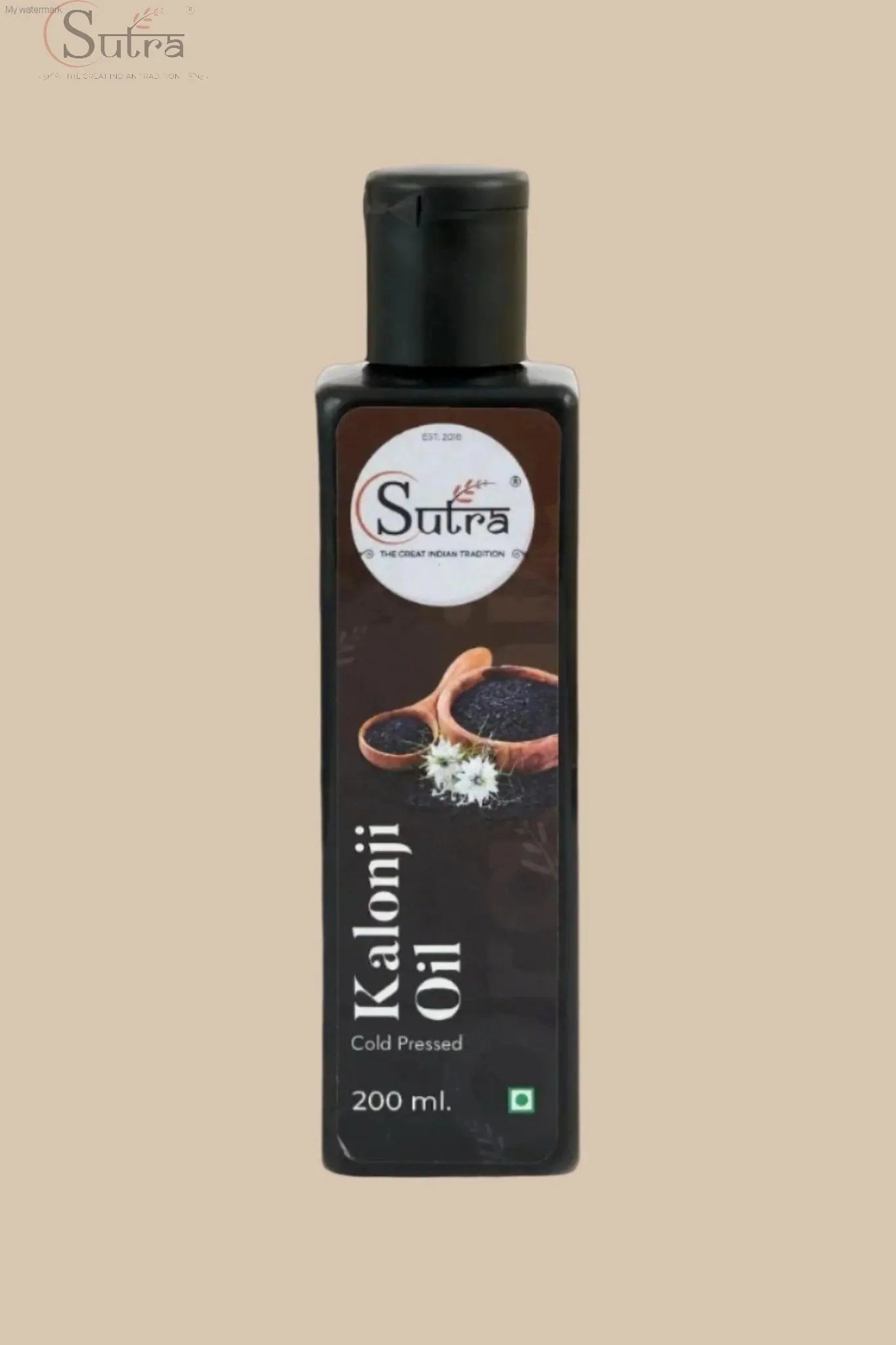 Sutra WoodenCold Pressed Kalonji Oil (Black seed ) Oil  for Hair | Nasutra Wooden cold pressed kalonji oil